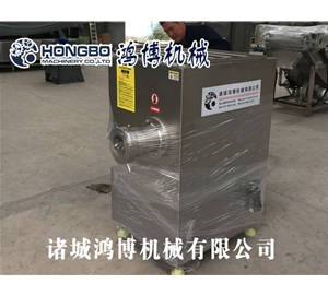 100型絞肉機正在打包等候發